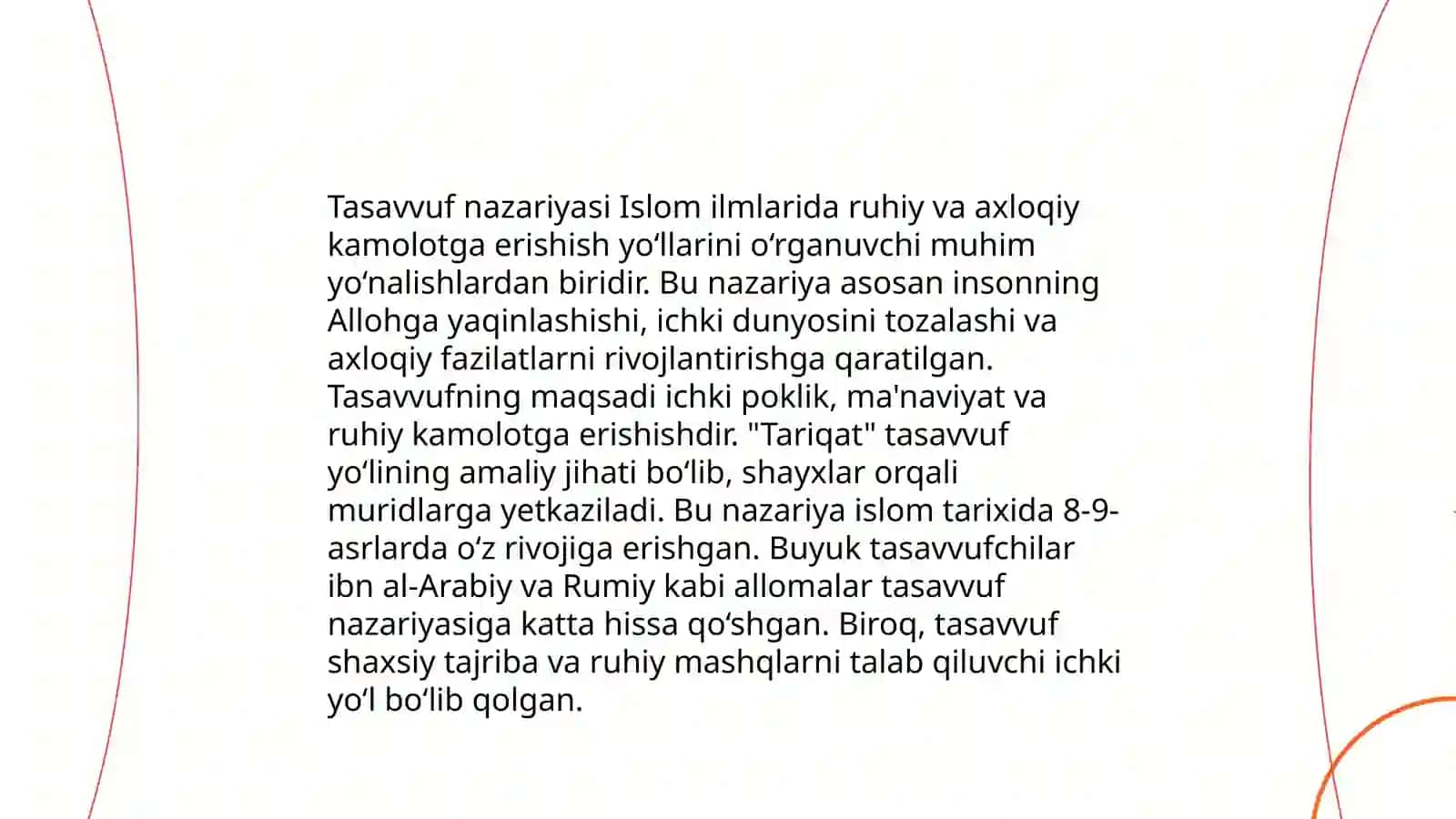 Tasavufning tarixi 4