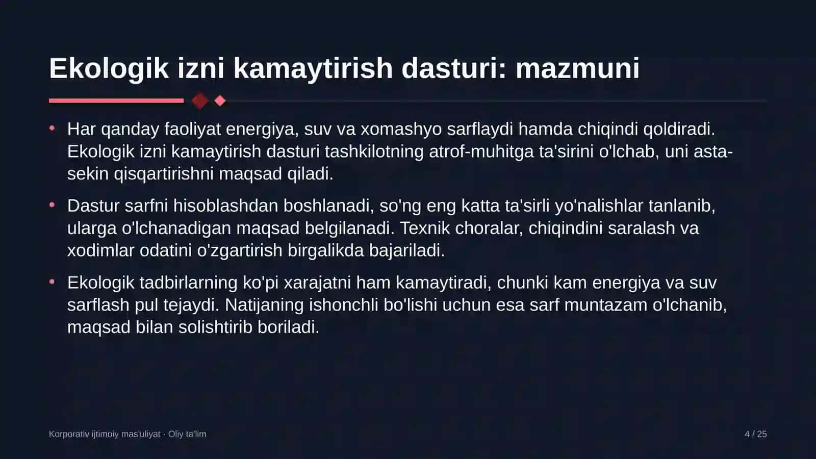 qozonxonalarda ekologik izni kamaytirish dasturini amalga oshirish 9682 4