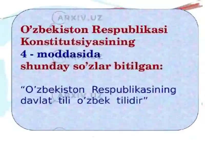 O'zbek tili 4