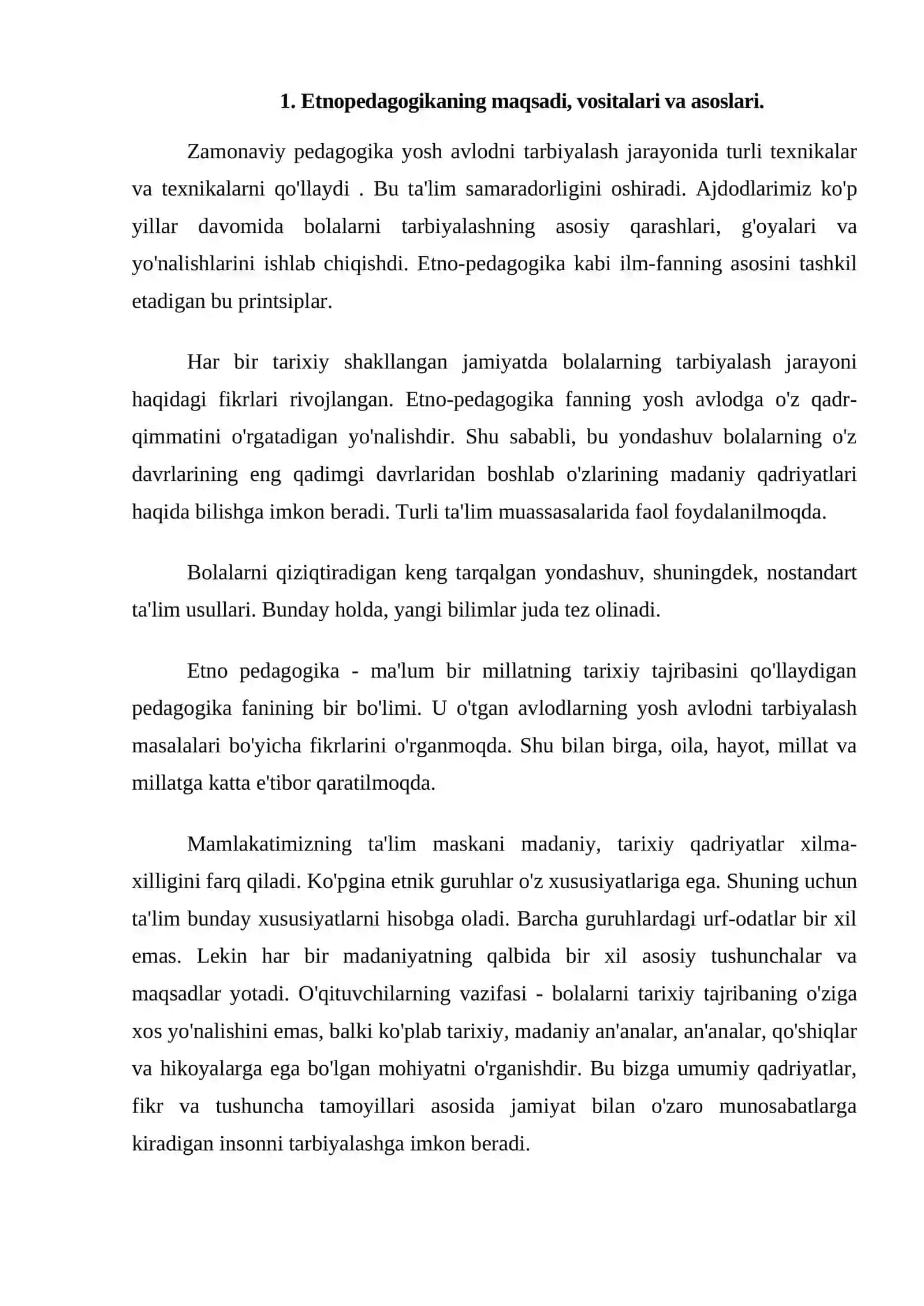 Etnopedagogik bilimlar orqali bolalarni tarbiyalash metodikasi 4