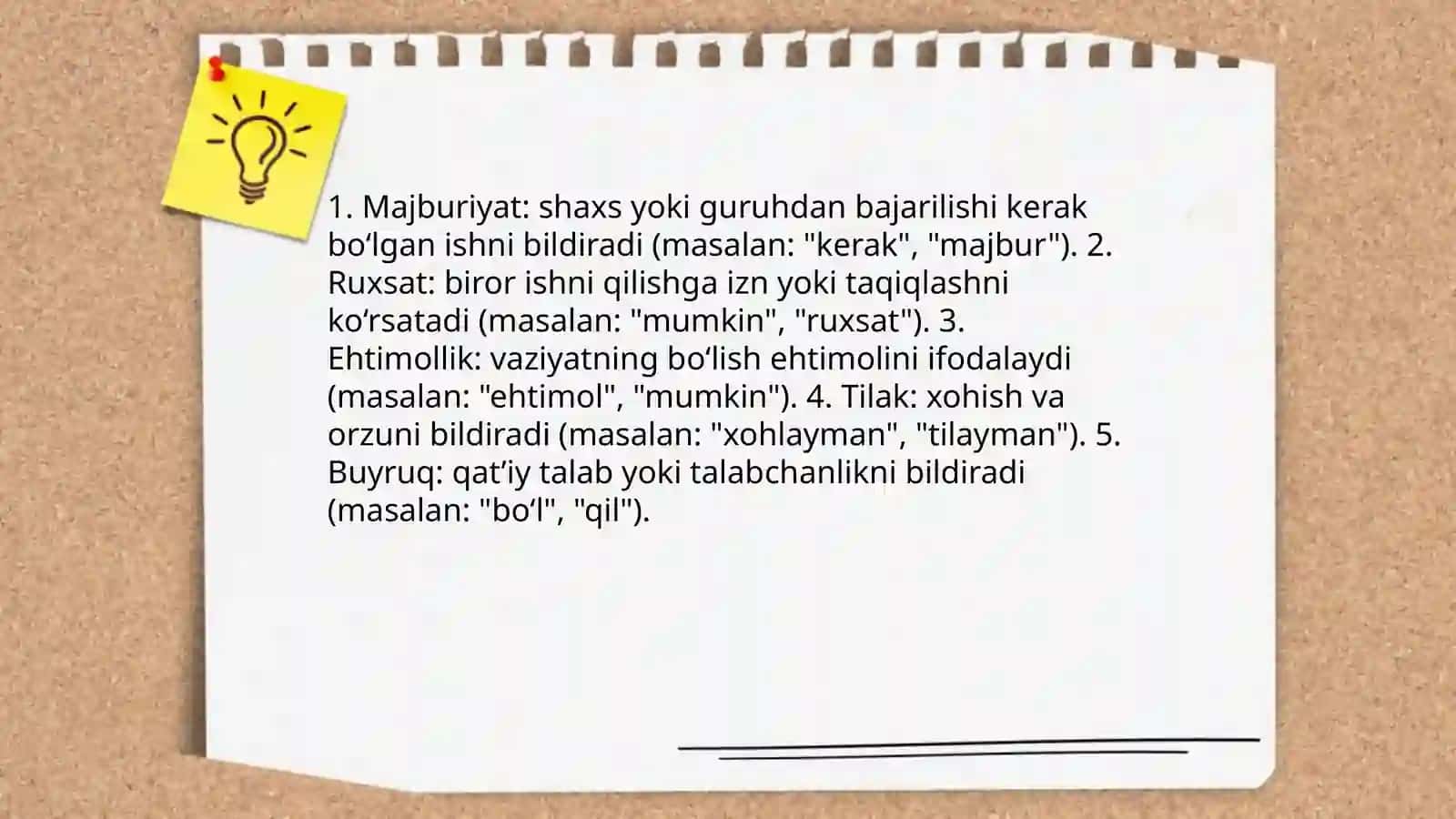 Modal so'zlar 4