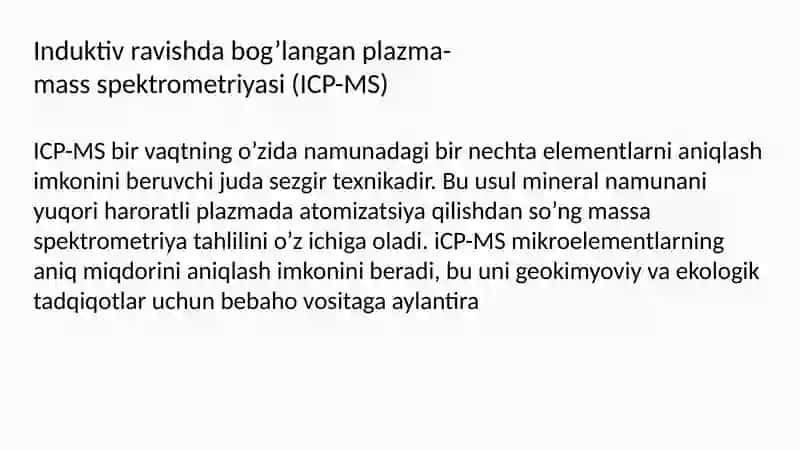 Kimyoviy elementlarni tahlil qilish usullari 4
