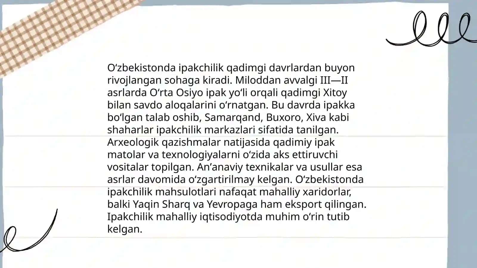 Ipakchilikning tarixiy ildizlari 4
