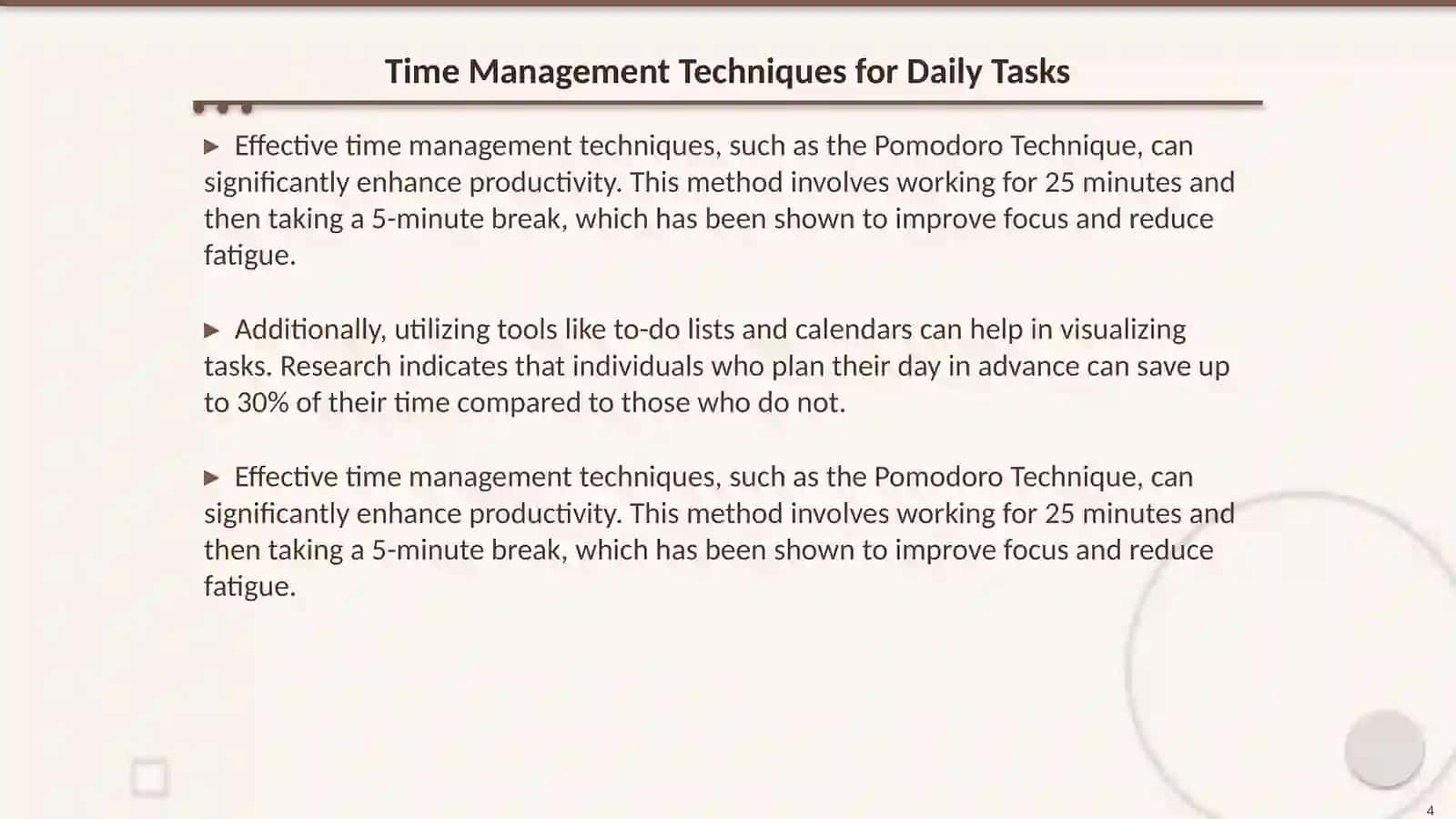 Organizing My Daily Routine Effektively 4