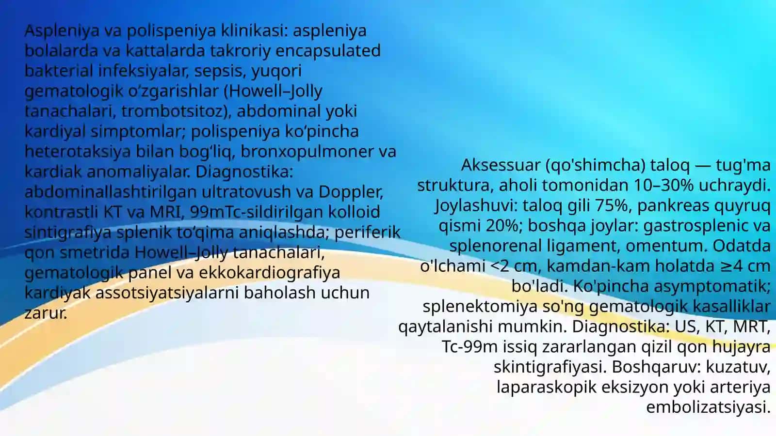 Taloqning tuģma anomaliyalari va òsmalari. Timusning rivojlanish buzilishlari. 4