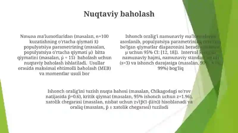 Ishonch oraligi 4