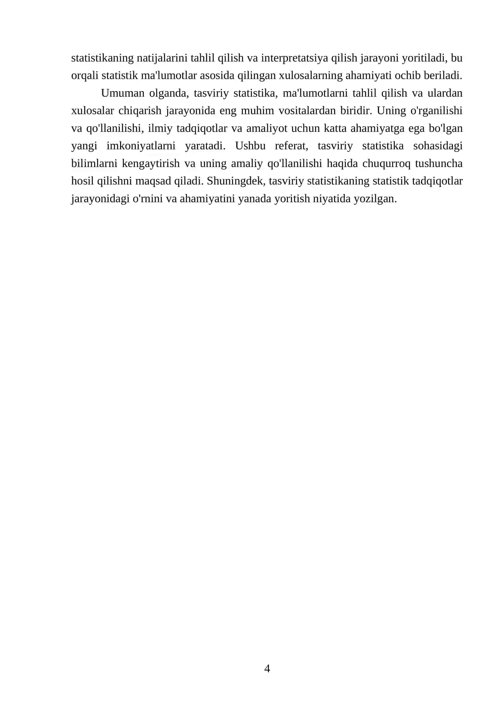 Tasviriy statistika 4