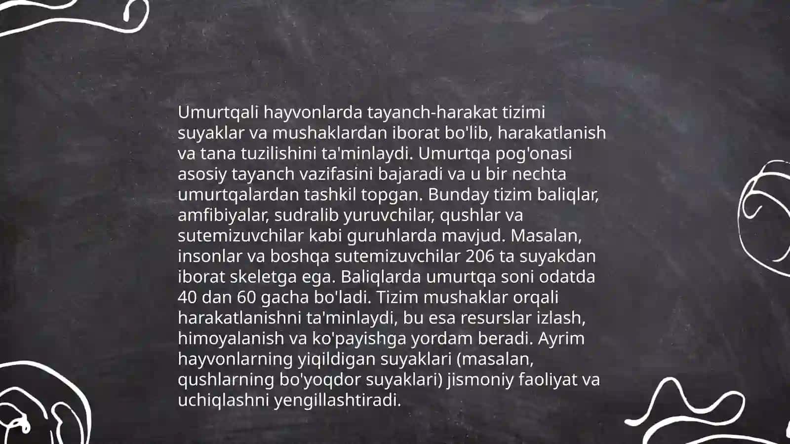 Tayanch harakat tizimi onto filogenezi 4