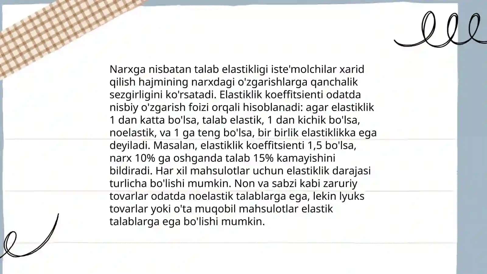 Talab elastikligi turlari 4