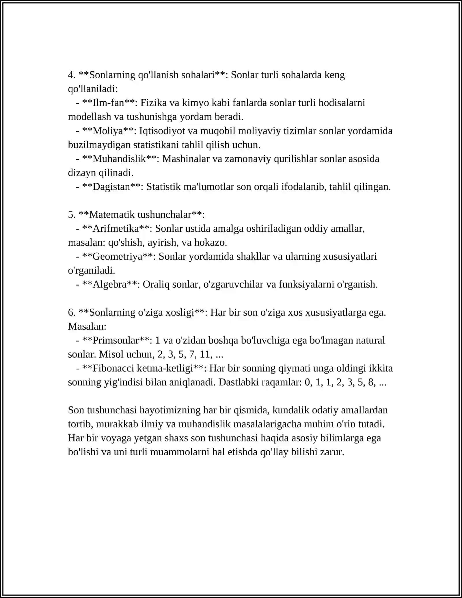 KICHIK VA OʻRTA GURUH BOLALARINING SON SANOQ HAQIDAGI MATEMATIK TASAVVURLARINI SHAKLLANTIRISH 4