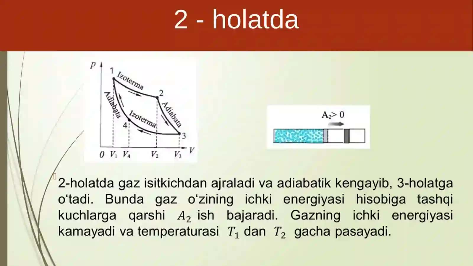 Issiqlik dvig'atellarining ishlash prinsiipi 4