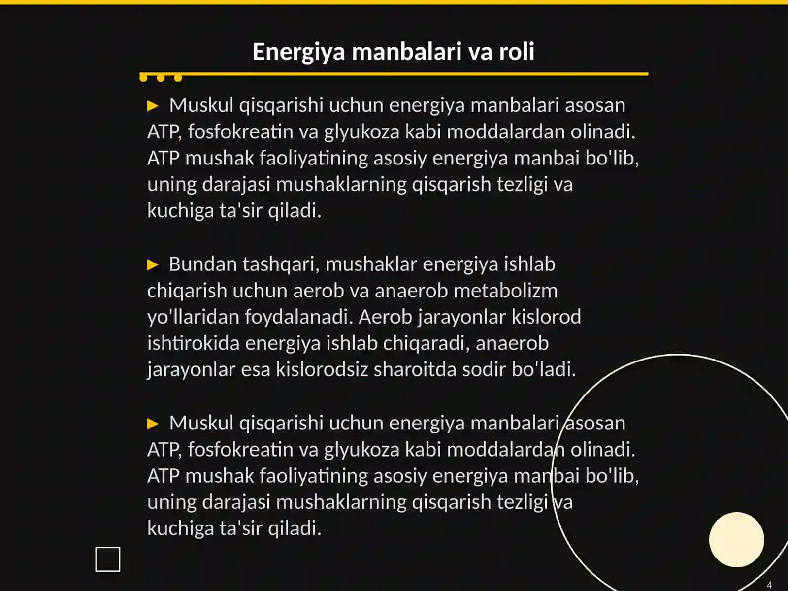Muskul qisqarishi energetik taminoti 4