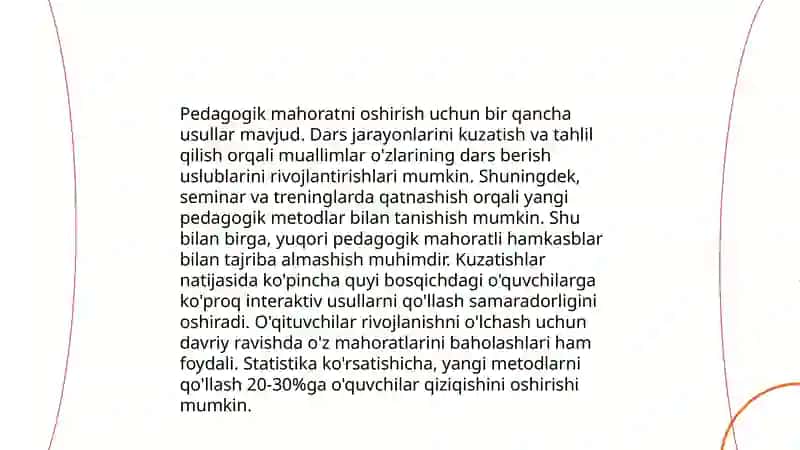 Pedagogikni kasbiy rivojlanishining asosiy bosqichlari 4