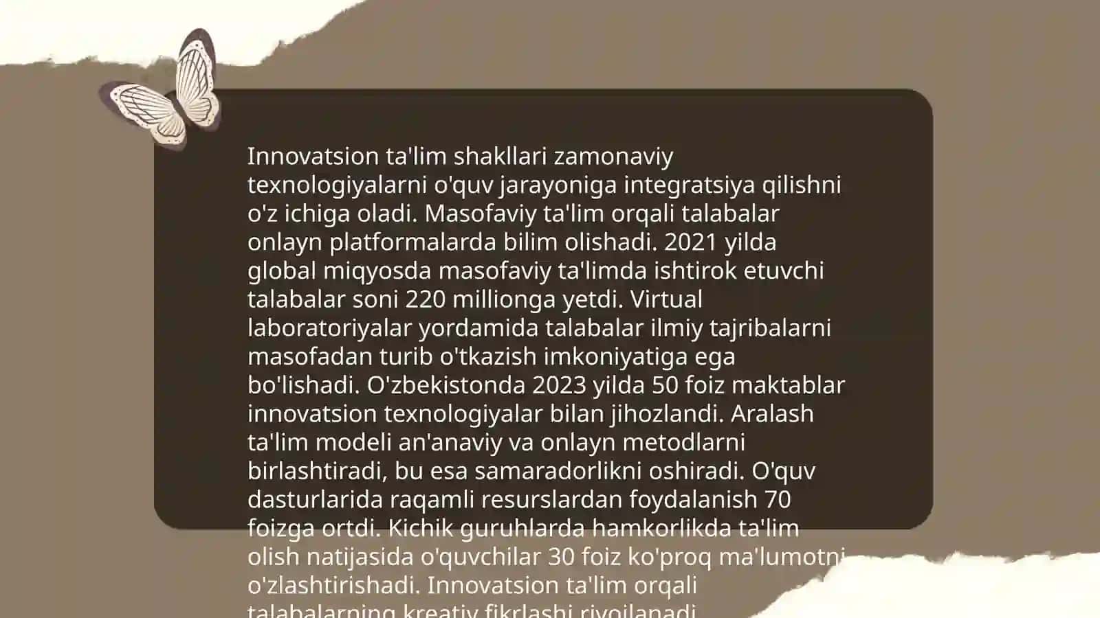 Ta‘limni tashkil etish shakllari va turlari 4