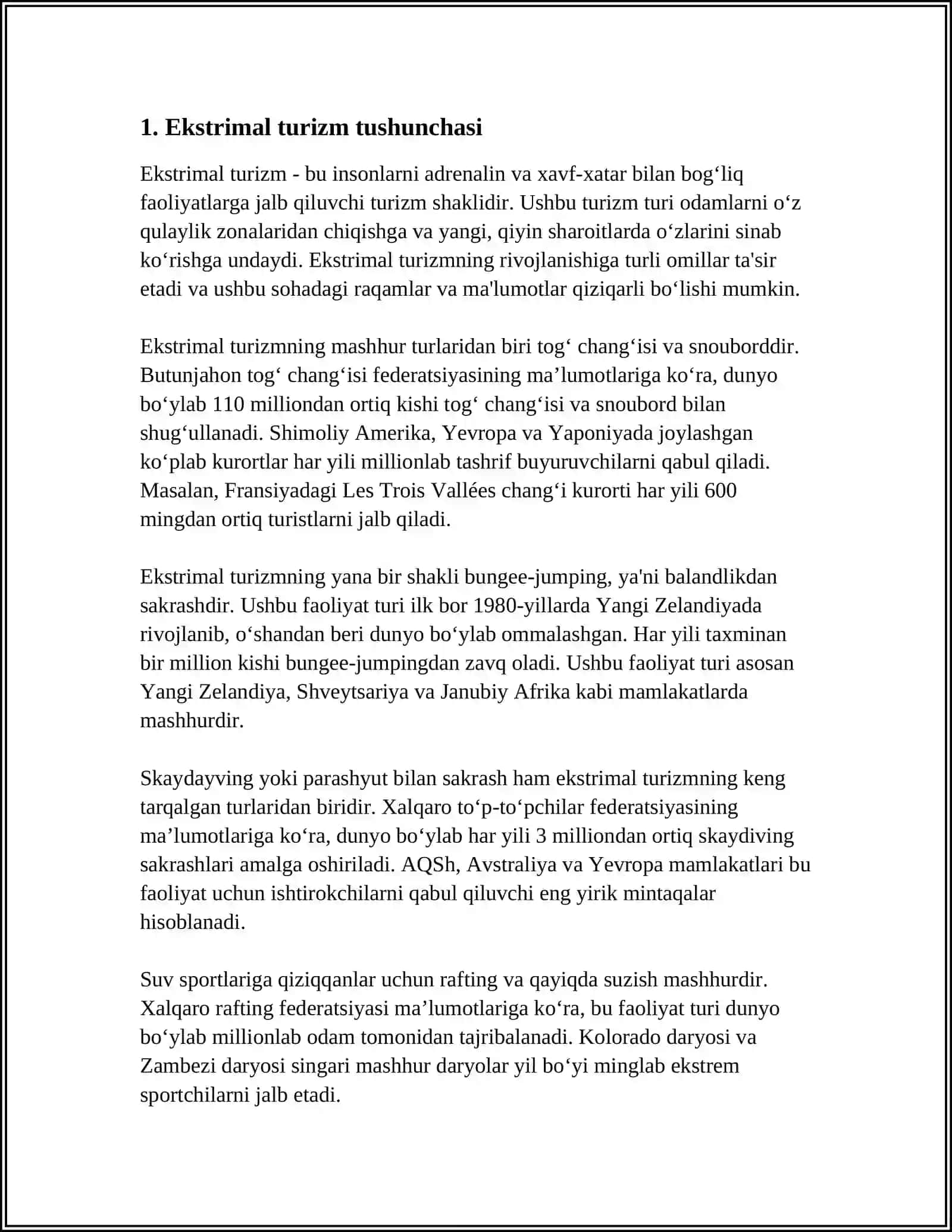 EKSTRIMAL TURIZM TUSHUNCHASI 4