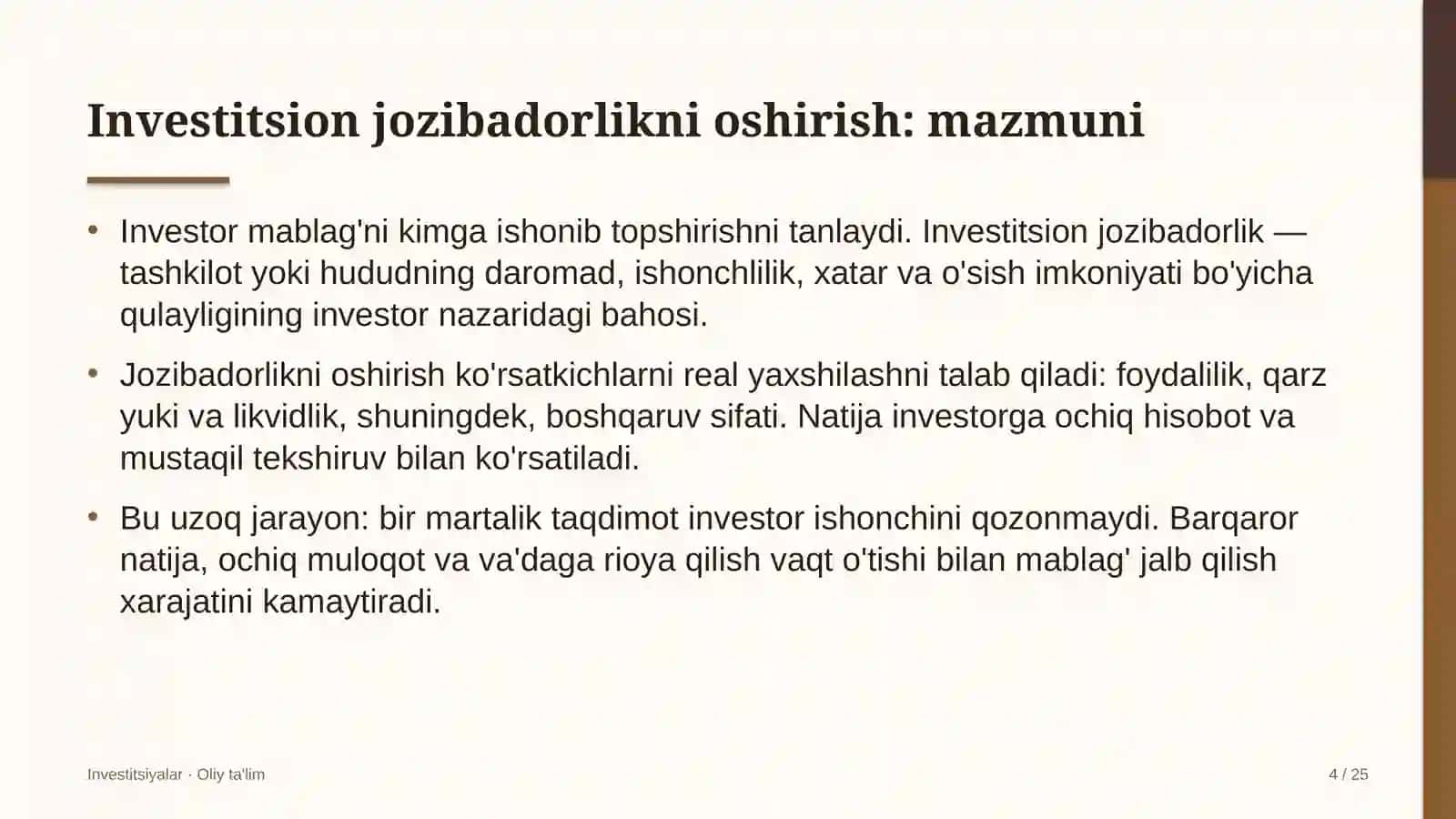 Kardiologiya markazlarida investitsion jozibadorlikni oshirish 4
