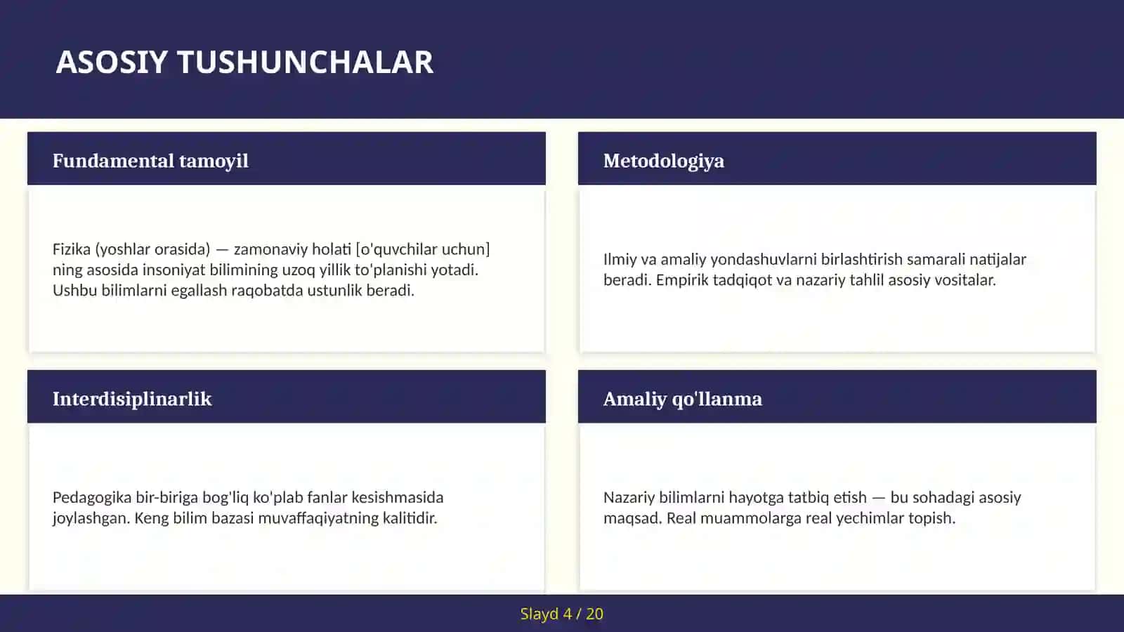 Fizika (YOSHLAR ORASIDA) — ZAMONAVIY HOLATI [O'QUVCHILAR UCHUN] 4
