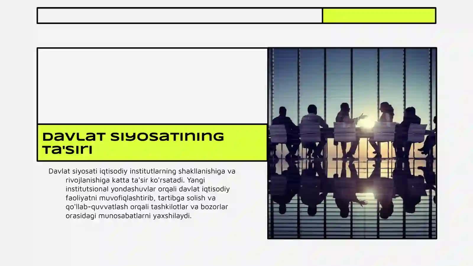 Institutsional iqtisodiyotda davlatning roli: yangi institutsional yondashuvlar tahlili 4