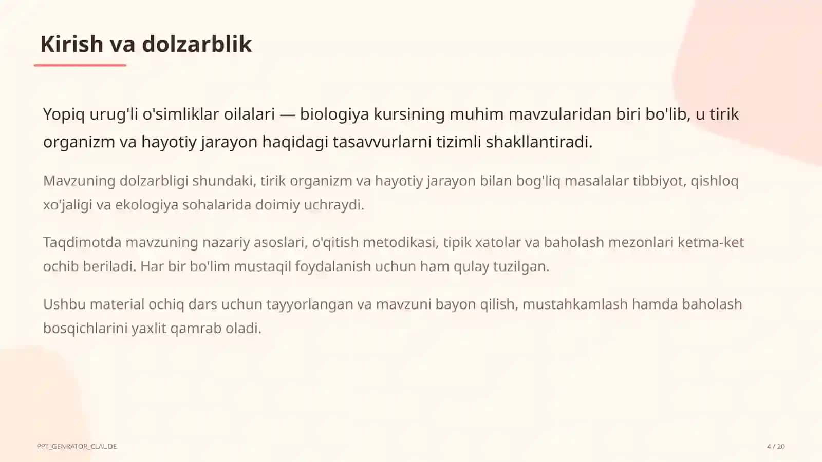 Yopiq urug'li o'simliklar oilalari (6-sinf) 4