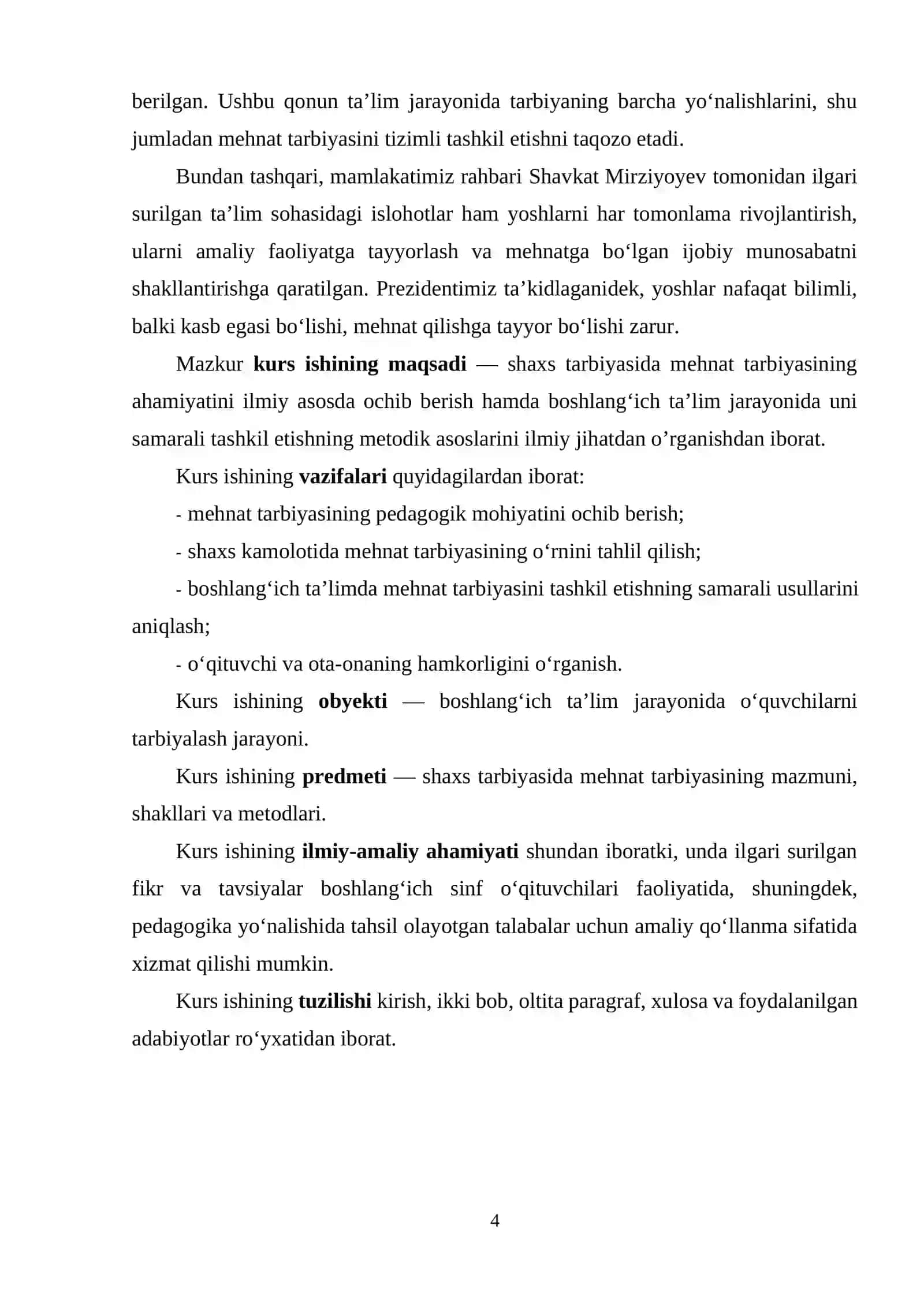 SHAXS TARBIYASIDA MEHNAT TARBIYASINING O'RNI 4