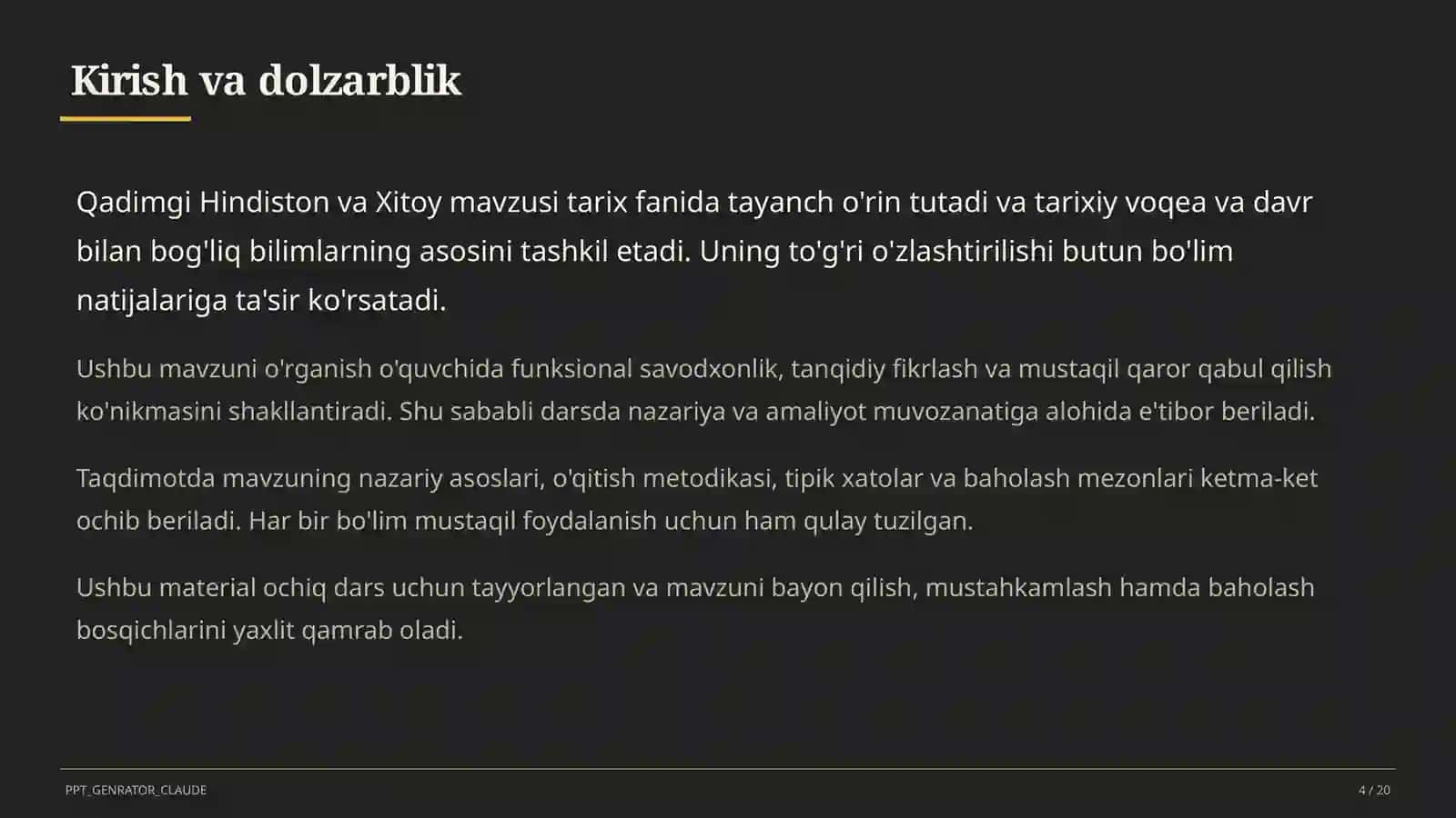 Qadimgi Hindiston va Xitoy (6-sinf) 4