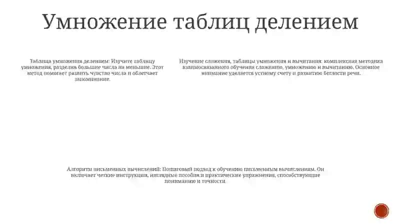 Обучение Таблицам Сложение, Умножения Их На Деления И Вычитания 4