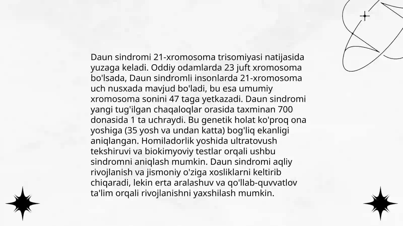 Daun sindromiga chalingan bolalar 4