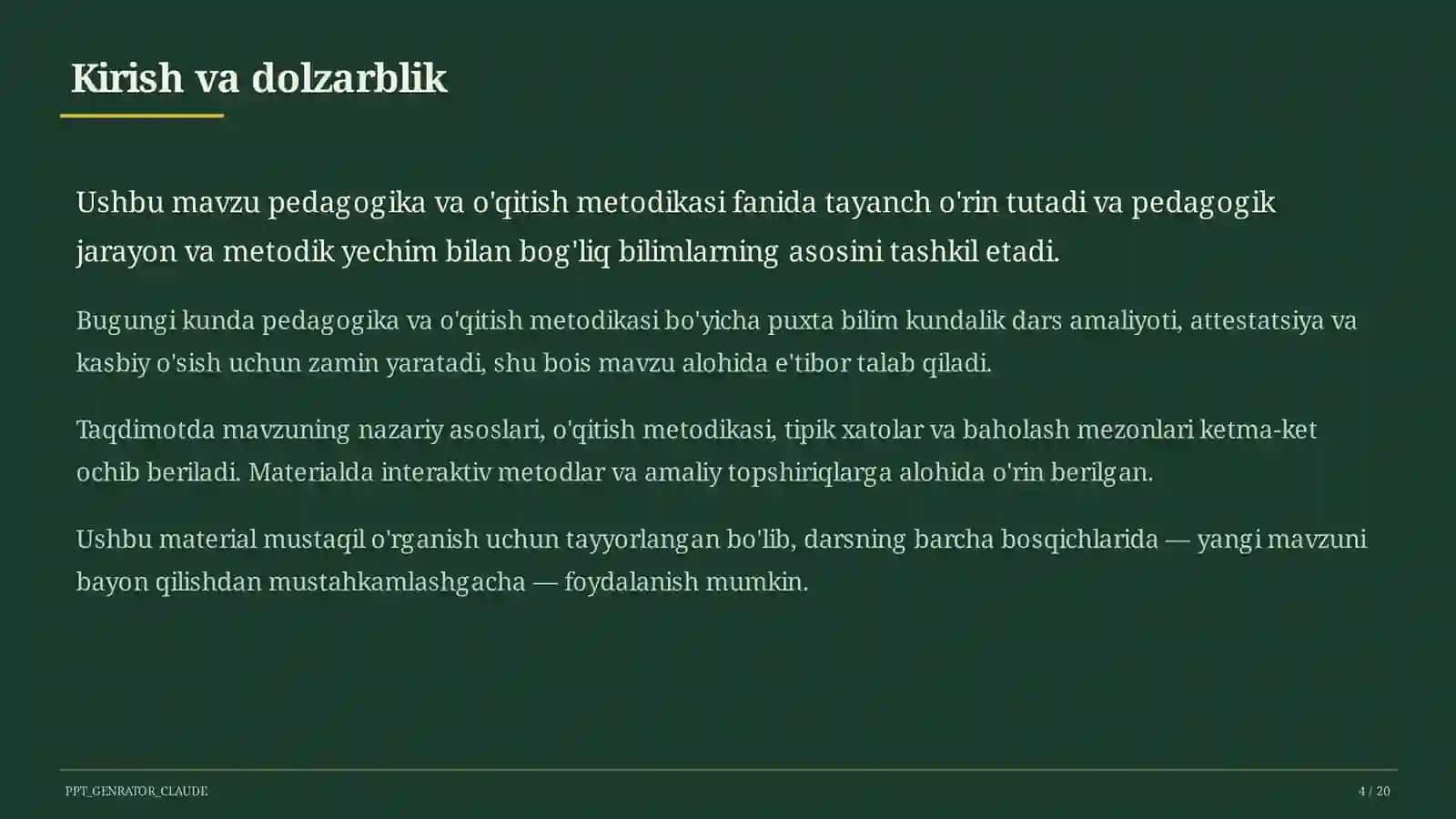 O'quvchilarning yosh xususiyatlari va pedagogik yondashuv 4