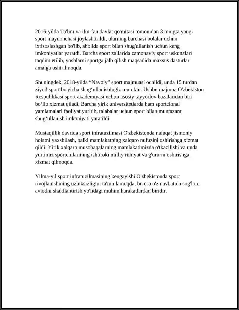 MUSTAQILLIK YILLARIDA SPORT SOHASI RIVOJI 4
