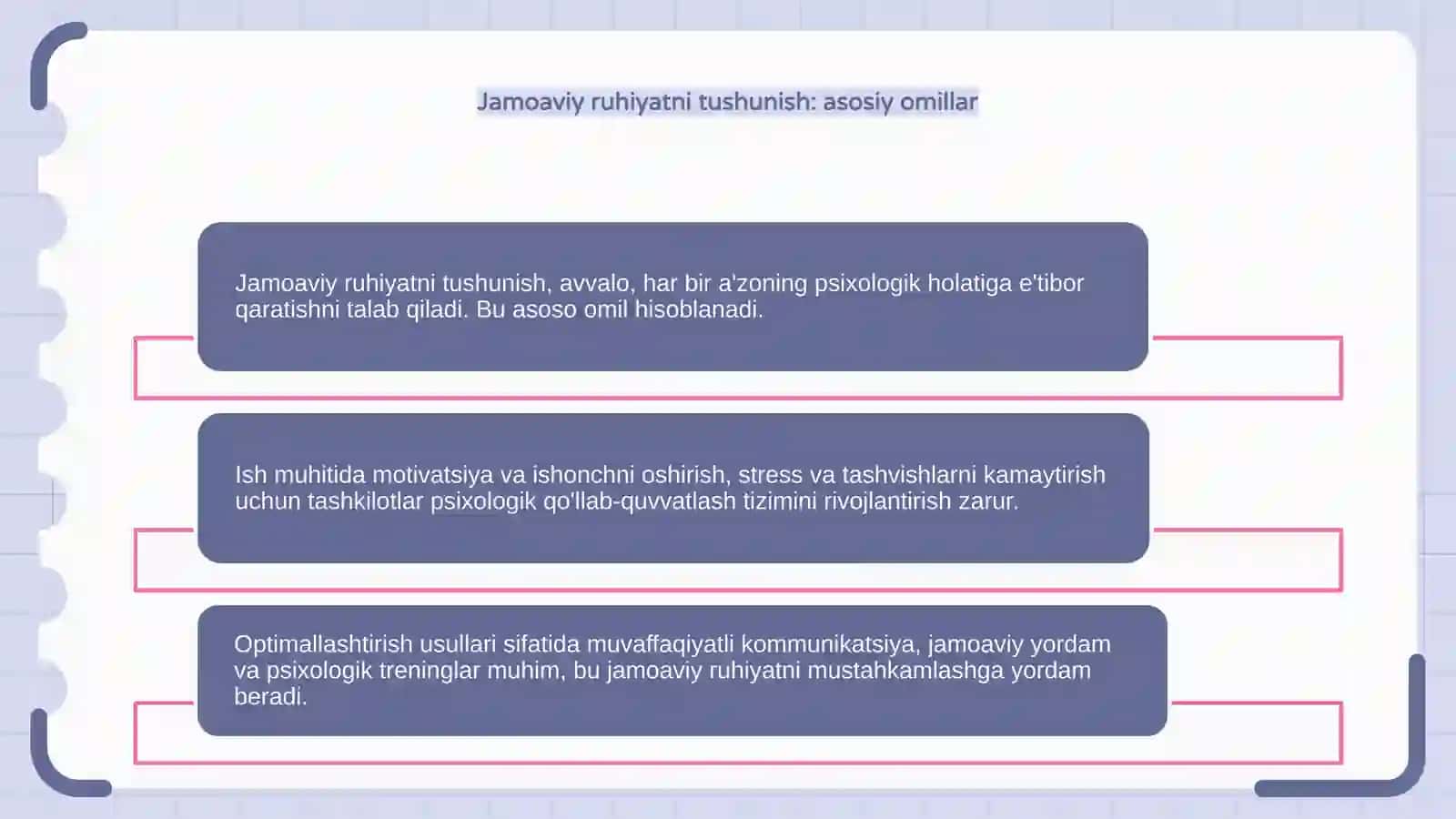 Talabaning kelgusidagi ish jamoasidagi psixologik holat va uni optimallashtirish usullari 4