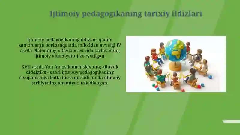 Ijtimoiy pedagogika fanining joriy etilishi 4