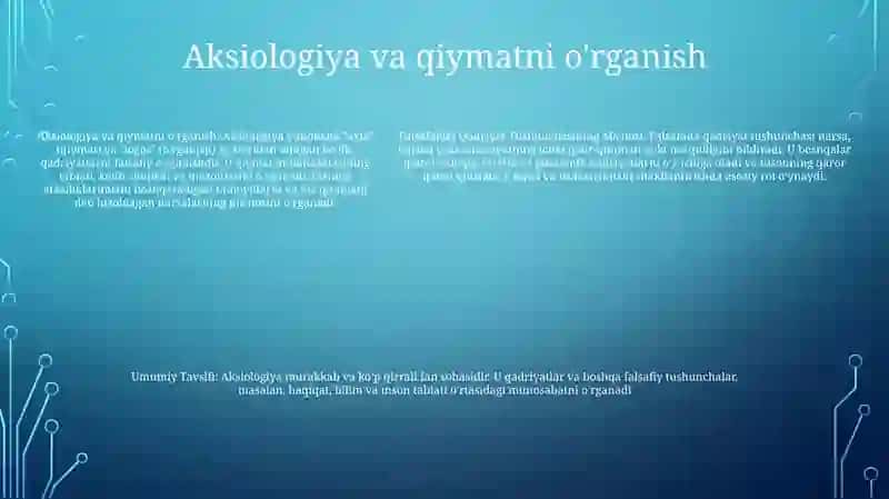 Falsafada Qadriyat Tushunchasining Ma'Nosi Va Uning Umumiy Tavsifi 4