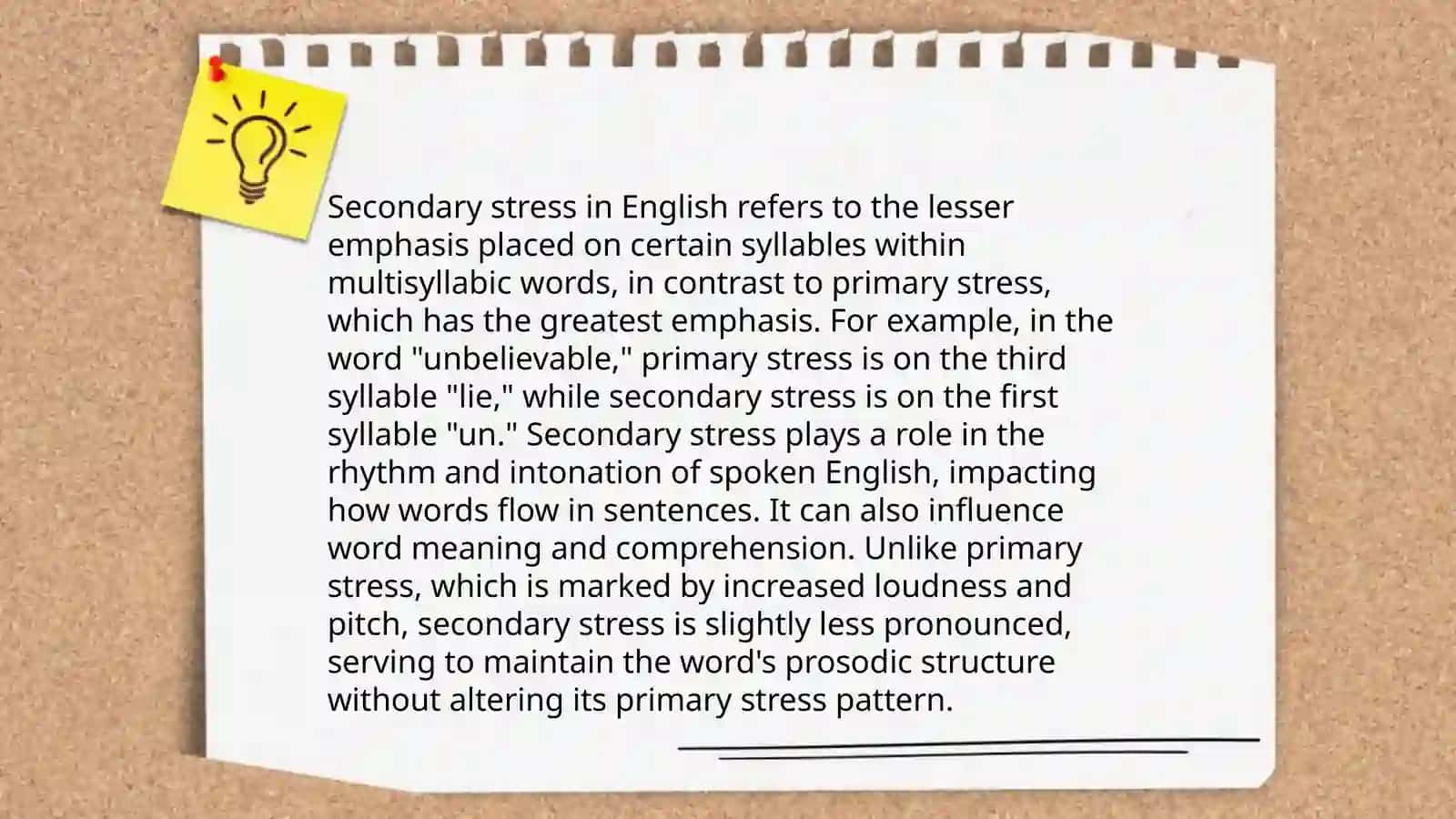 Word stress 4