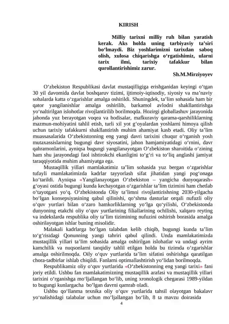 O‘zbekistonning eng yangi tarixi 4