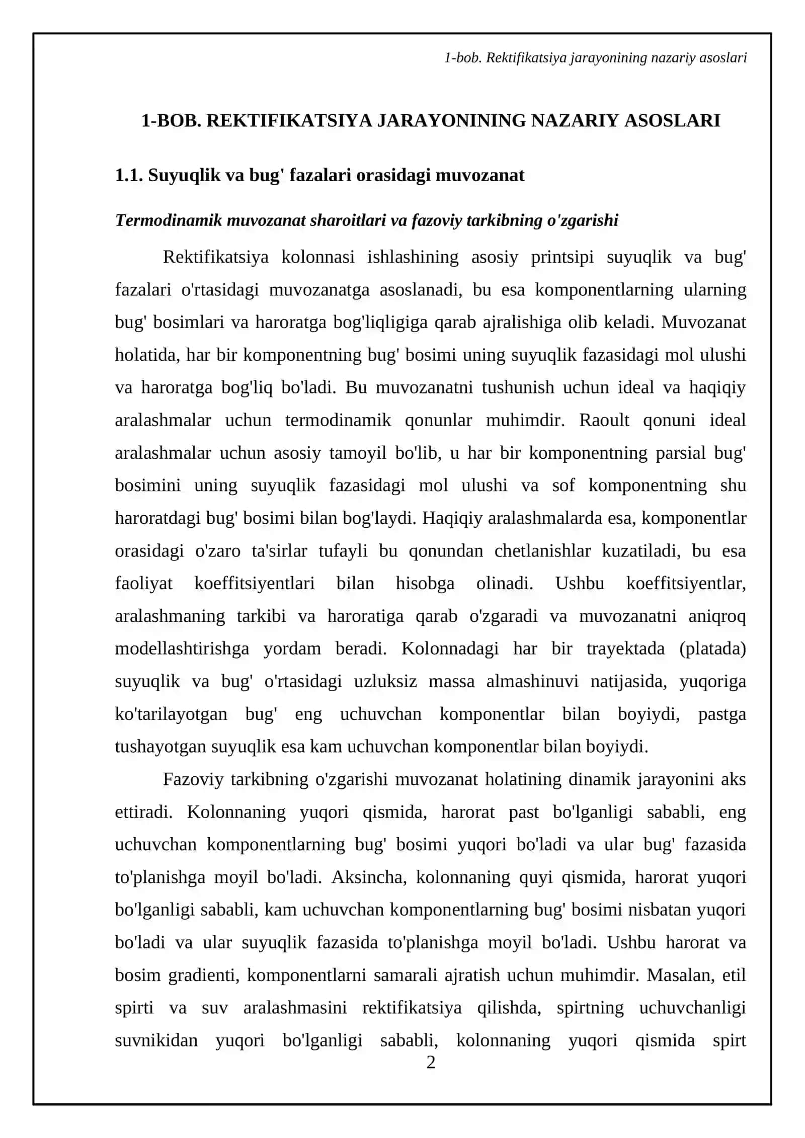 Rektifikatsion kolonna xisobi 4