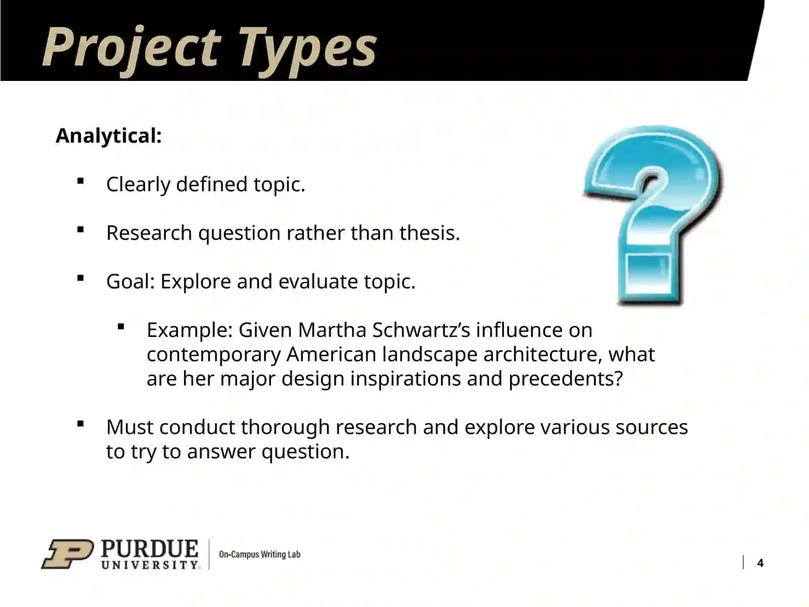 Analytical Research Projects 4