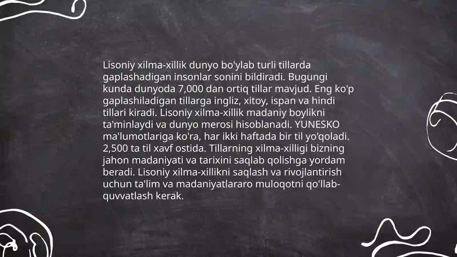 Dunyoning lisoniy xaritasi 4