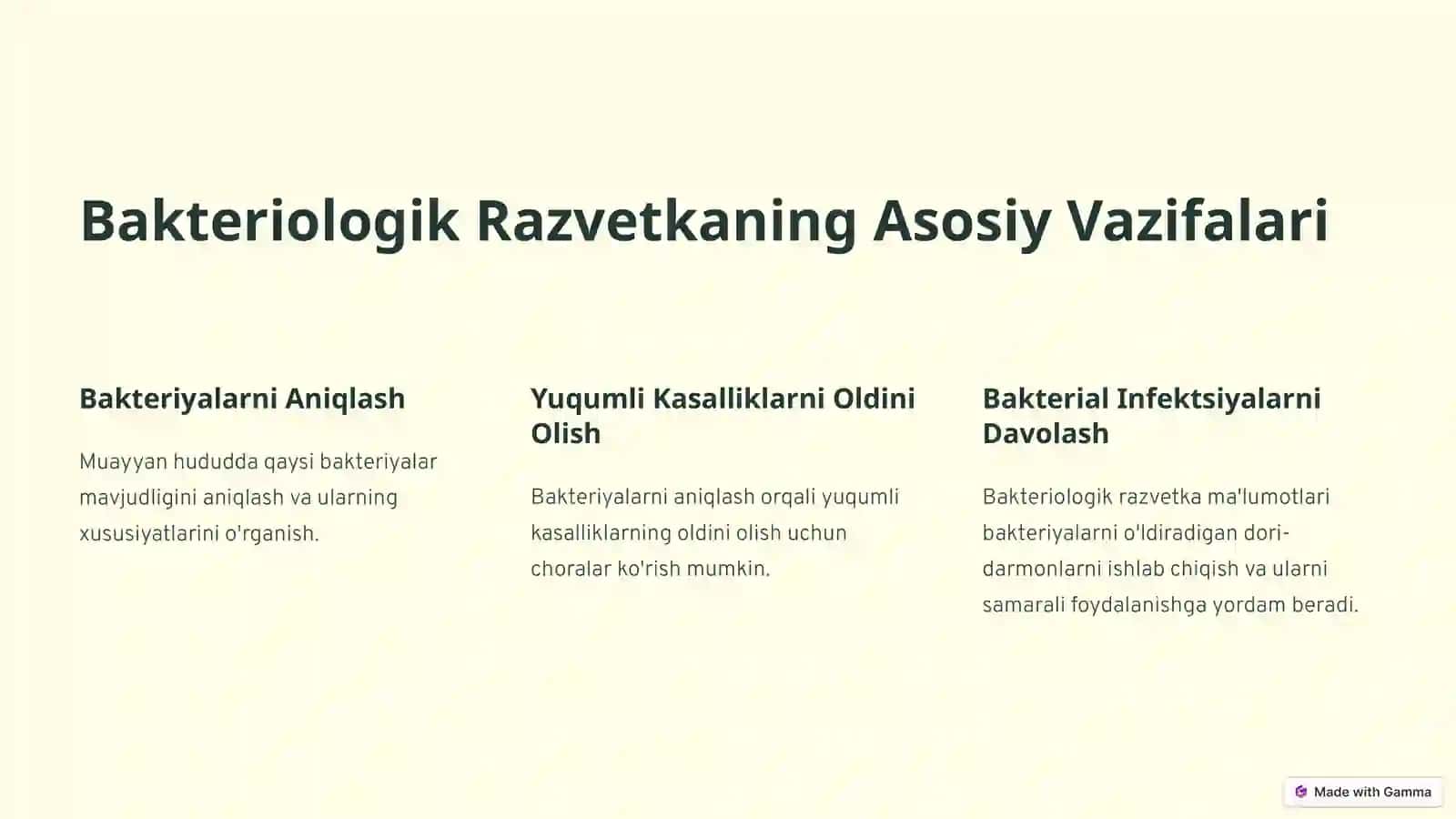 Sanitariya-epidemiologik va Bakteriologik Razvetka 4