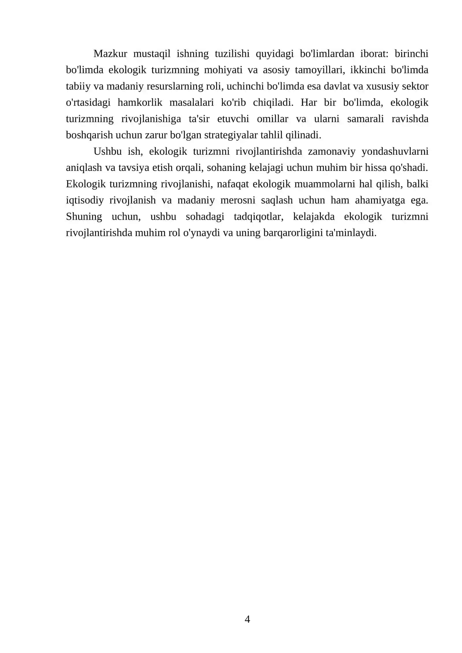 Ekologik turizmni rivojlantirish resurslari 4