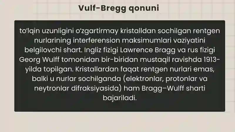 KRISTALL PANJARADAGI DIFRAKSIYA HODISASI 4