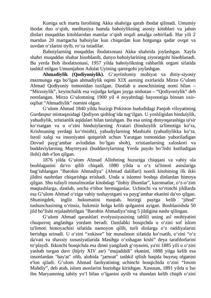 Yangi diniy ta`limotlar va sektalar 4