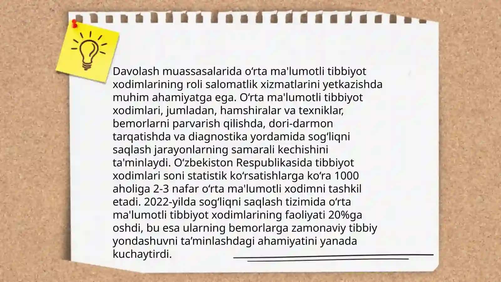 O‘rta malumotli tibbiy xodimlarning asosiy vazifalari 4