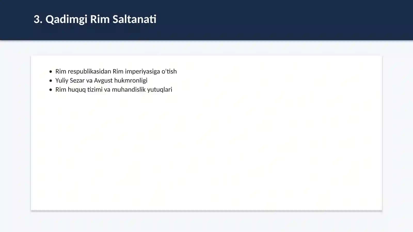 Qadimgi Sharq va antik dunyo tarixi 4