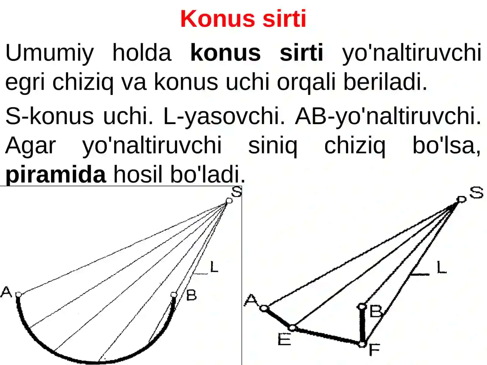Koʻpyoqliklar. Koʻpyoqliklarni tekisliklar va toʻgʻri chiziqlar bilan kesishuvi 4