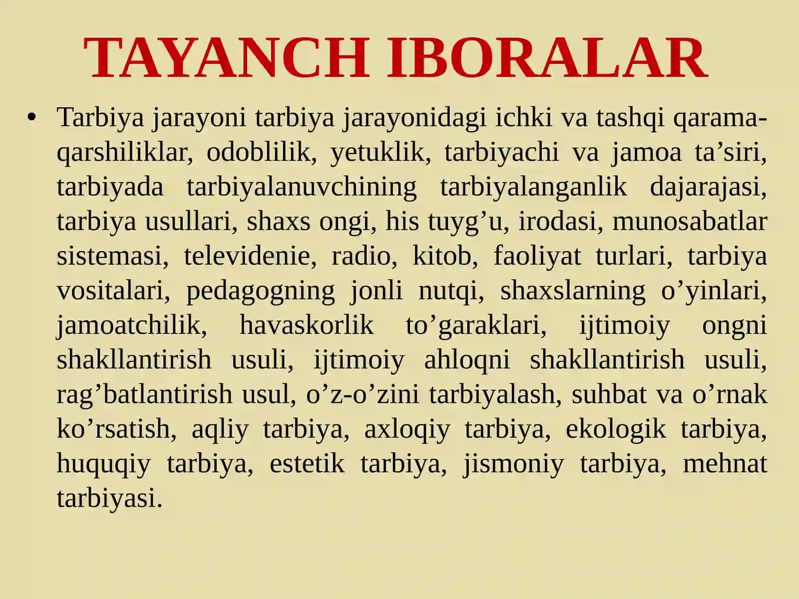 TARBIYA TURLARI VA METODLARI 4