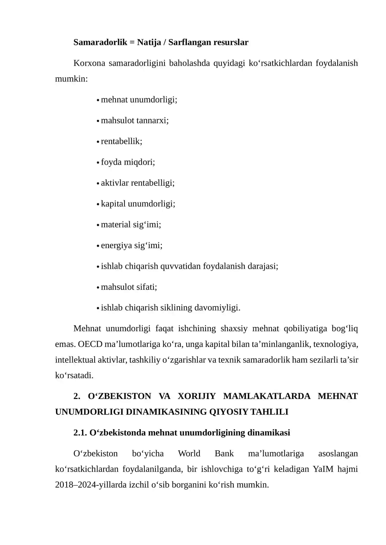 Mavzu: Korxona samaradorligiga ta'sir qiluvchi omillarni Mapping usulida ifodalash 4