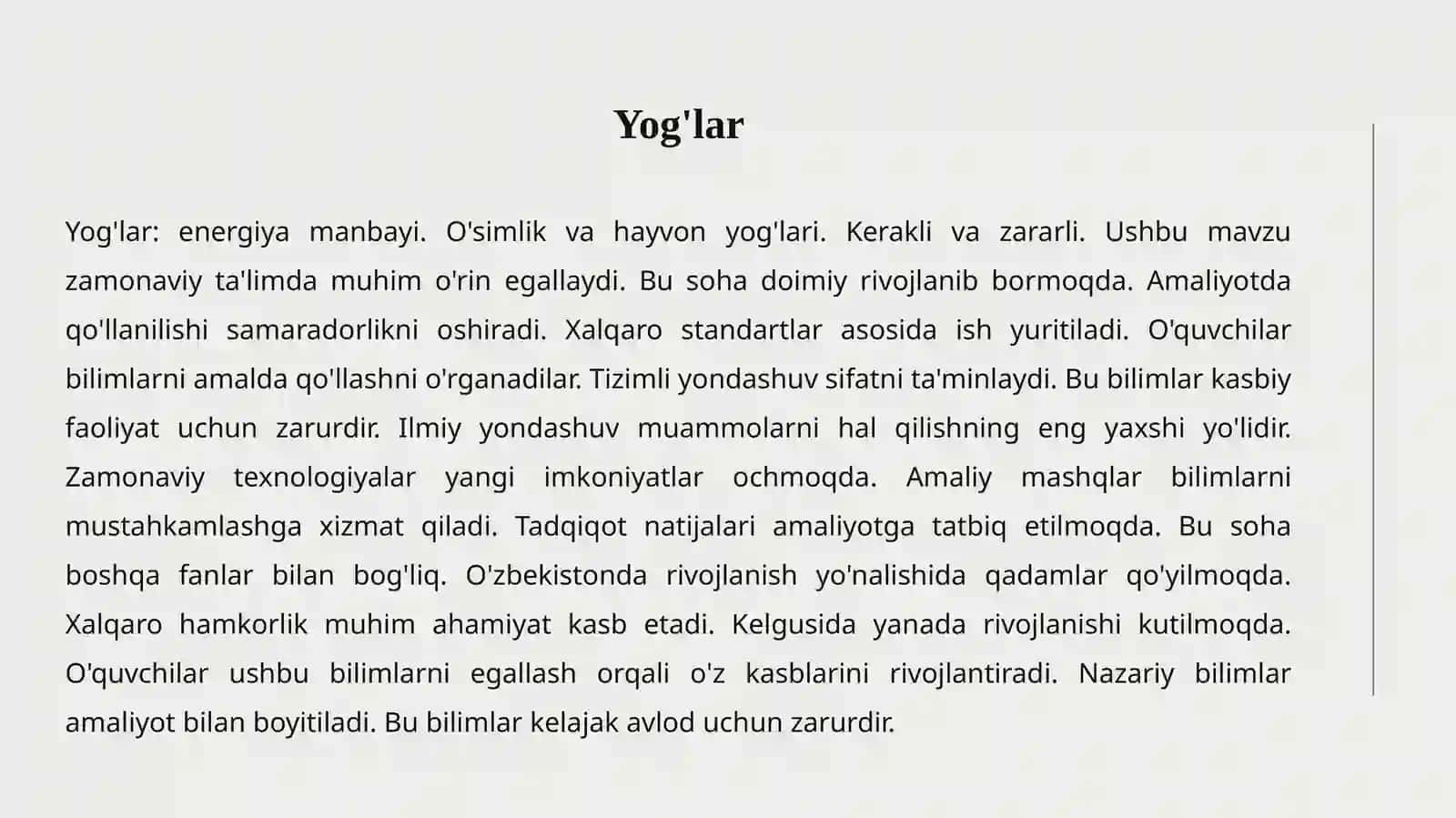 Oziq-ovqat mahsulotlari 4