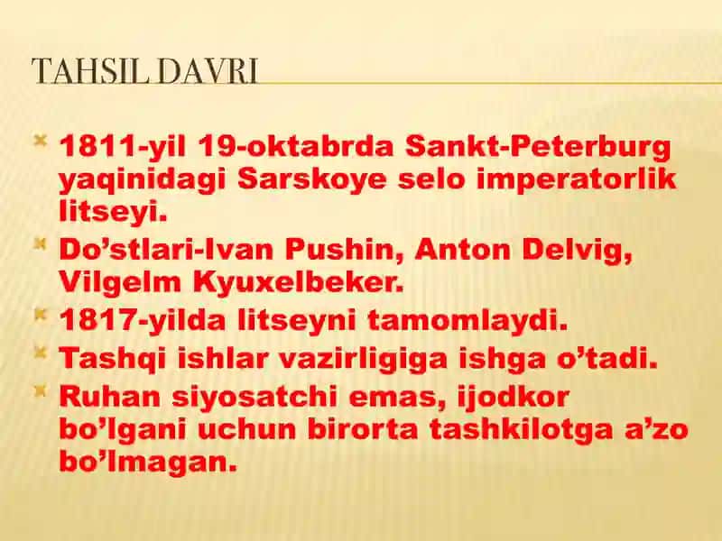Aleksandr Sergeyevich Pushkin 4