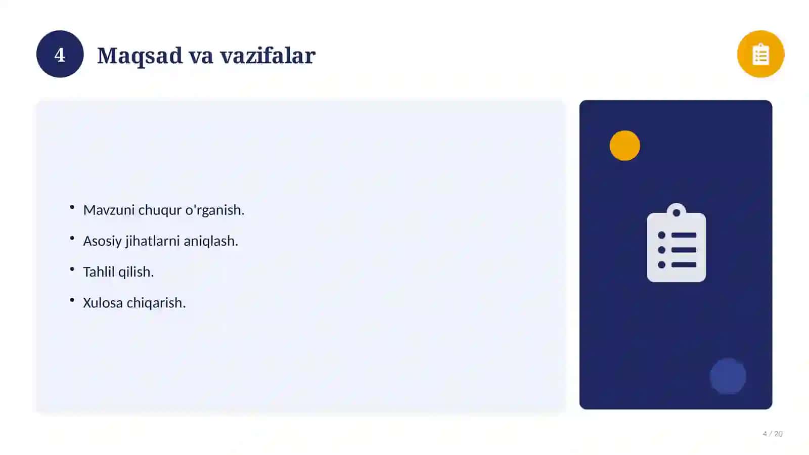 Informatika fanidan 9-sinf: amaliy mashg'ulot ishlanmasi 4