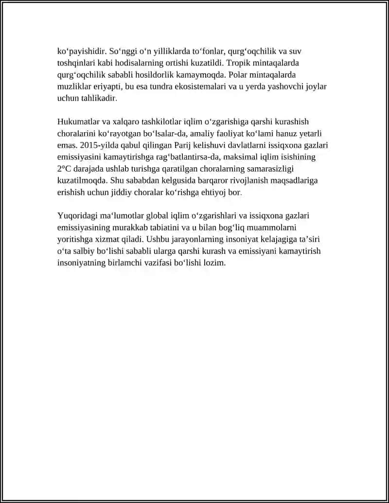 SAYYORAMIZDAGI GLOBAL EKOLOGIK MUAMOLAR 4